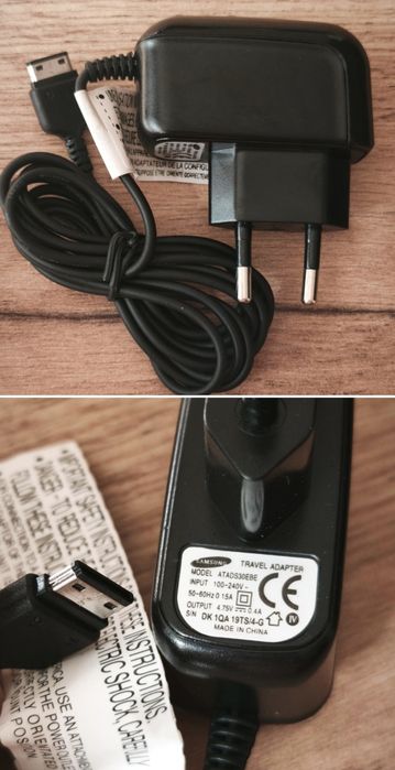 Зарядка Samsung ATADS30EBE / Nokia AC-3E / AC-4E / ACP-12E / AC-6E зарядки. Описание