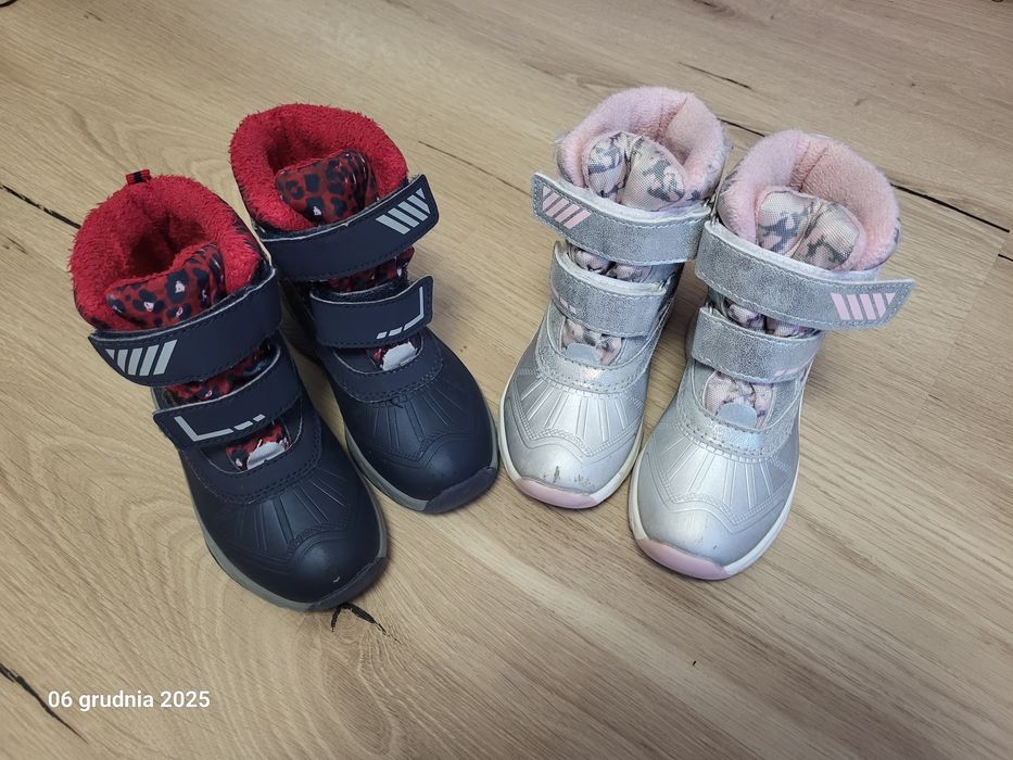 Buty śniegowce dziewczynka 27