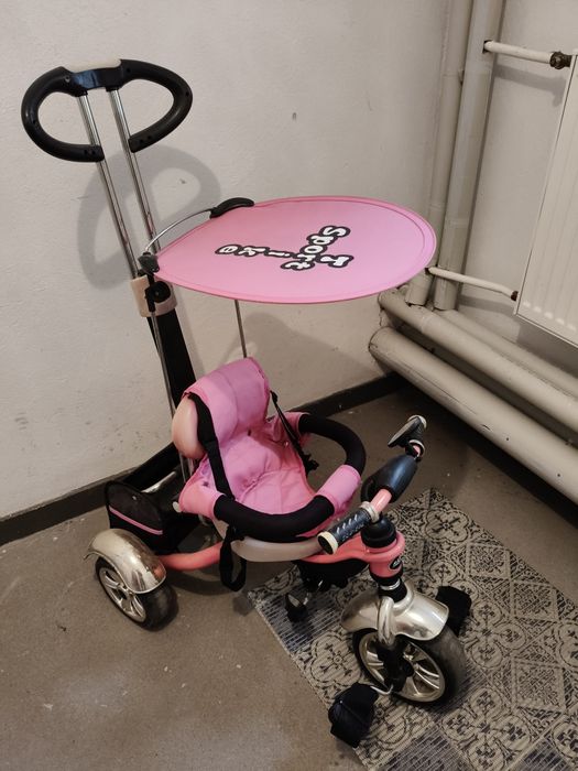 Rowerek trójkołowy plus spacerówka