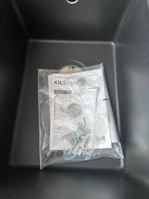 Zlew KILSVIKEN czarny ikea nowy