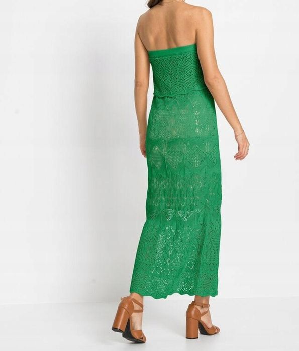 Nowa sukienka boho zieleń 48/50