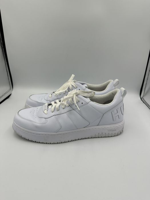 Sneakersy niskie białe Hugo 46 skóra ekologiczna