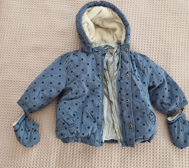 Paka ubranek dla dziewczynki 74 i 80