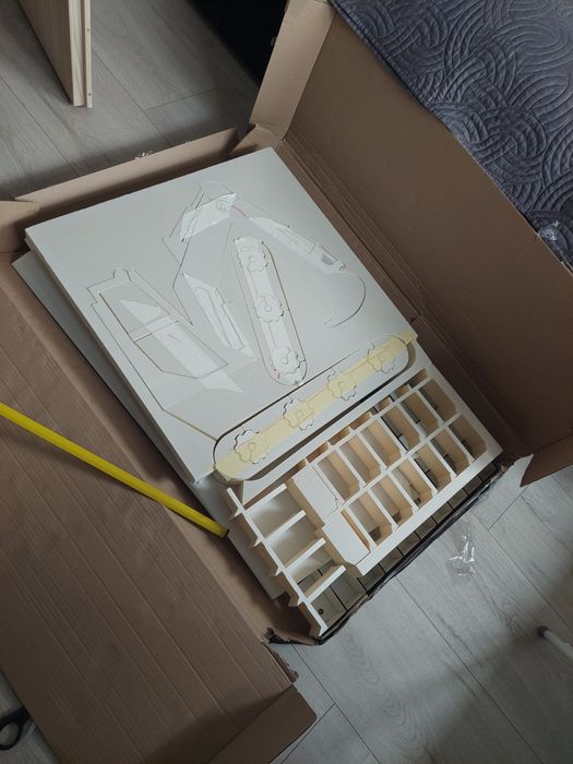 Półka na samochodziki- KOPARKA