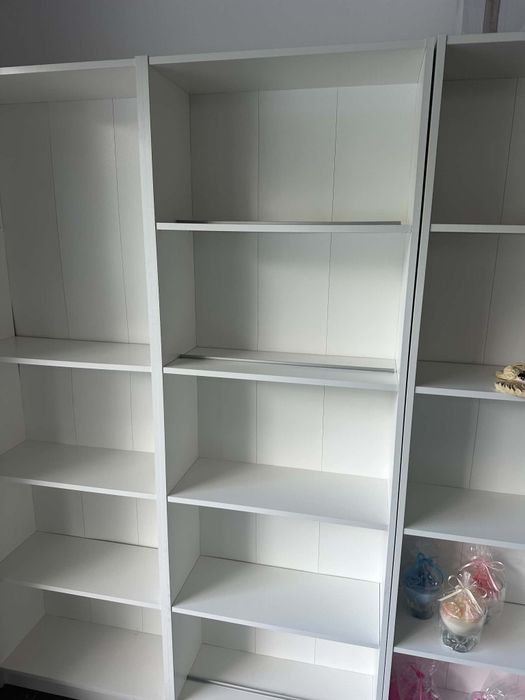 Biały regał Ikea 9 szt