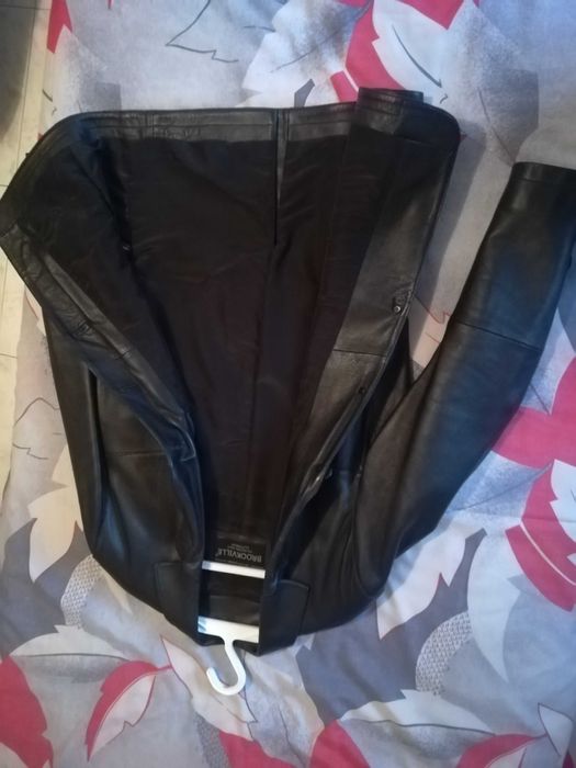 Casaco de pele genuína