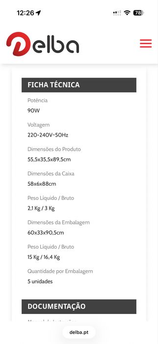 Secador de Toalhas Delba