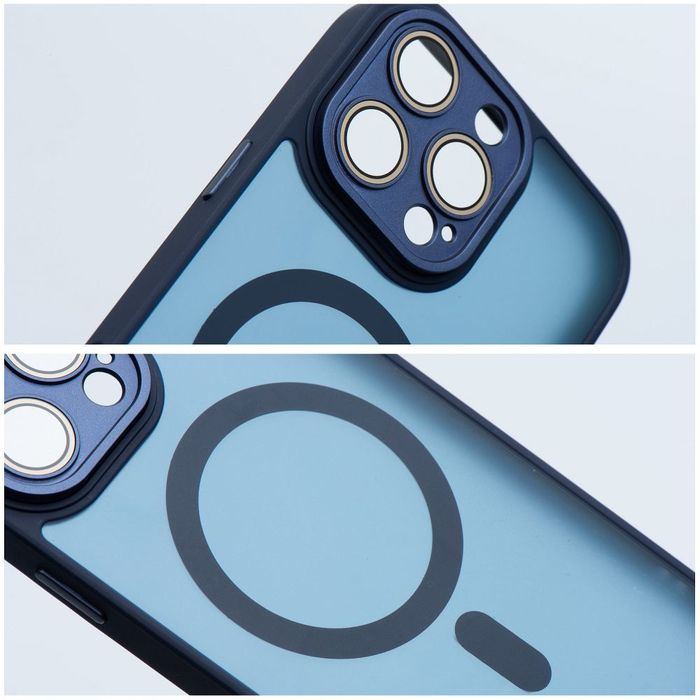 Futerał do Samsung A57 Variete Mag Cover zgodny z MagSafe granatowy