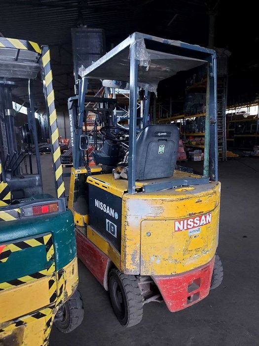 Навантажувач Nissan електричний, 3м підйом погрузчик кара 1т.