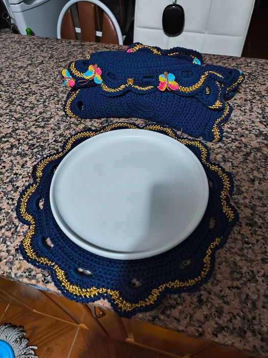 Kit souplat  de crochê 18 peças