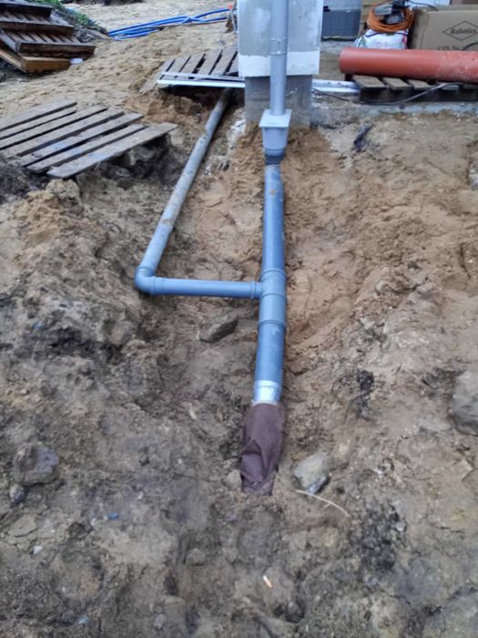 Drenaż terenu, Odwodnienie budynku, studnie , Odprowadzenie deszczówki