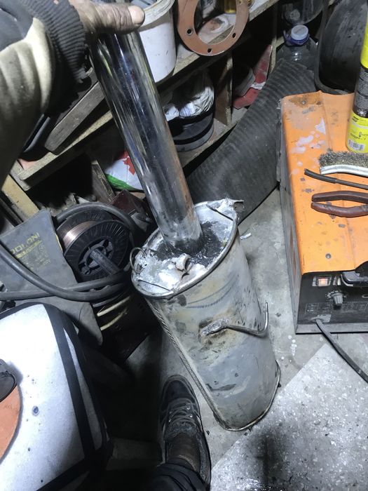 Глушитель универсальный из нержавеющей стали