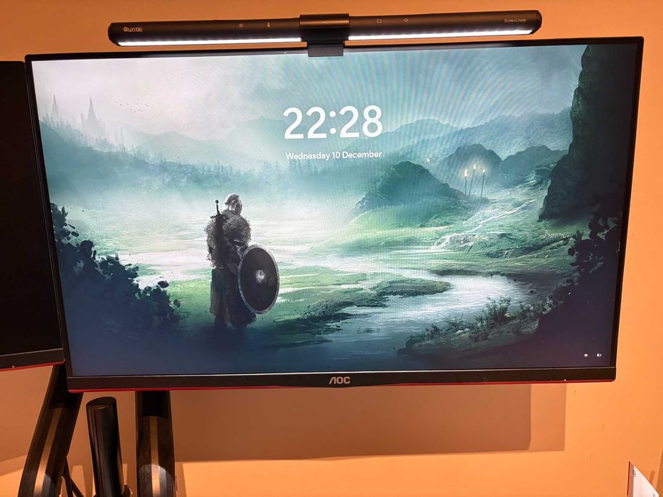 2x Monitores 27' & 24' + Suporte duplo - AOC