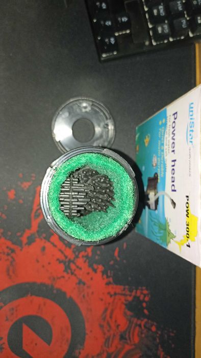 Помпа - фильтр аквариумная power head pow 300-1 на 170 литров с фильтр