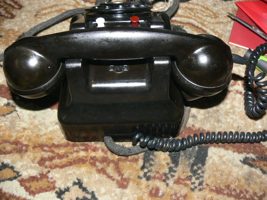 Telefon Dyrektorski RWT z okresu PRL Bakelitowy na tarczę