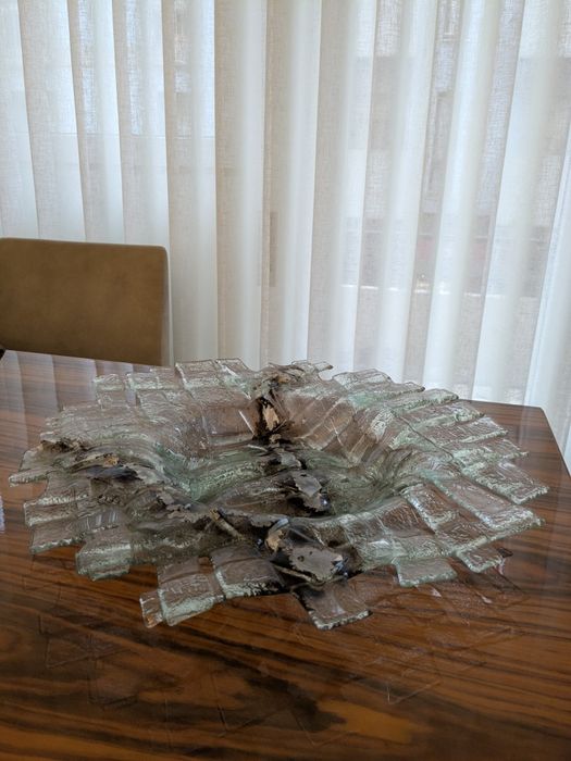 Centro de mesa vidro