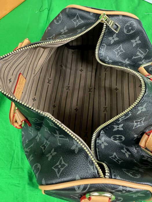 Torebka Torba Louis Vuitton ciemno brazowa listonoszka speedy Premium