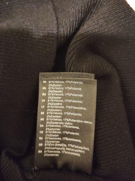 Sweter golf damski z wiskozy rozmiar S