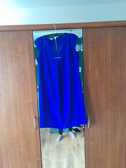 Sukienka M 38 Niebieska