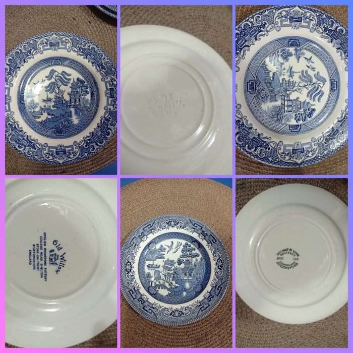 Набір посуду Англія фаянс вінтаж ,,блакитна верба - голубая ива,,