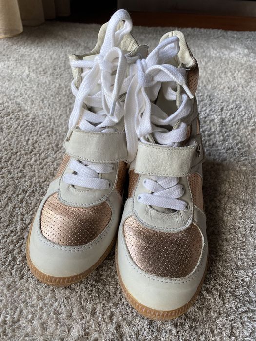 Sapatilhas Compensadas da marca SuperTrash em Pele