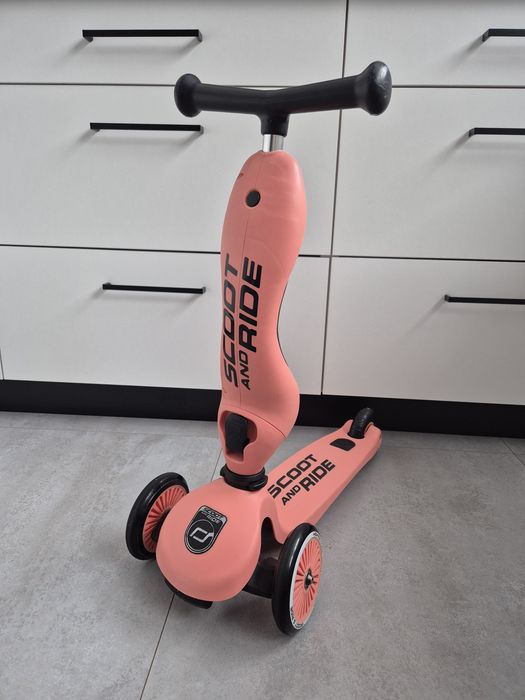 Hulajnoga jeździk  2w1 scoot and ride peach