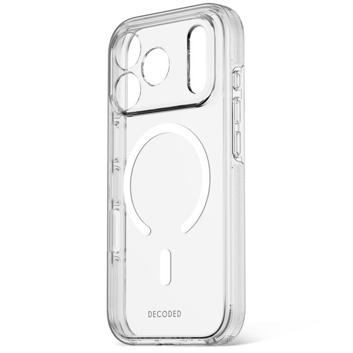 Decoded droptec transparent backcover - etui do iphone 18 pro max / 17 pro max kompatybilne z magsafe (transparant)