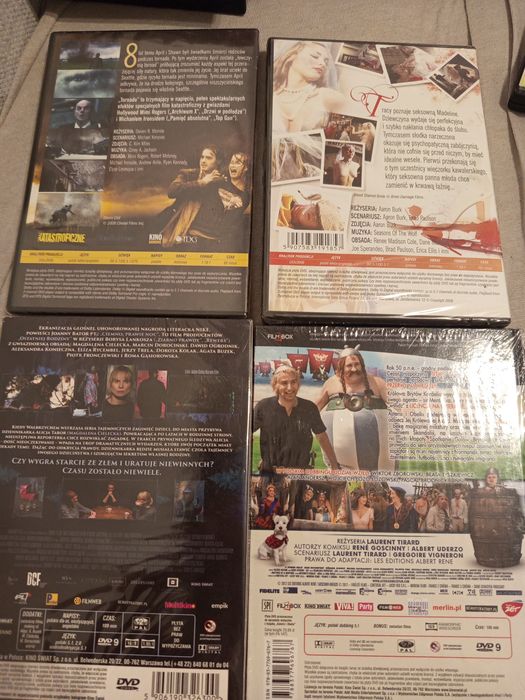 Filmy na płytach DVD