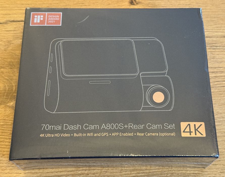 Kamera wideorejestrator 70mai A800s plus tył SET NOWA