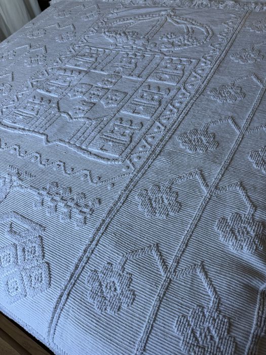 Colcha coroa de rei de puxados