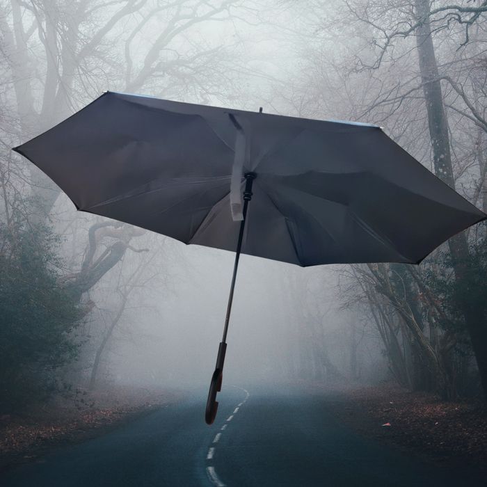 3x parasol automat długi laska czarny, różowy, fioletowy komplet