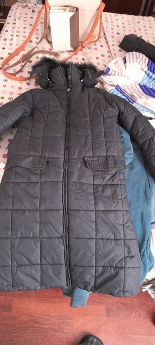 Плащ утеплений синій на дівчинку