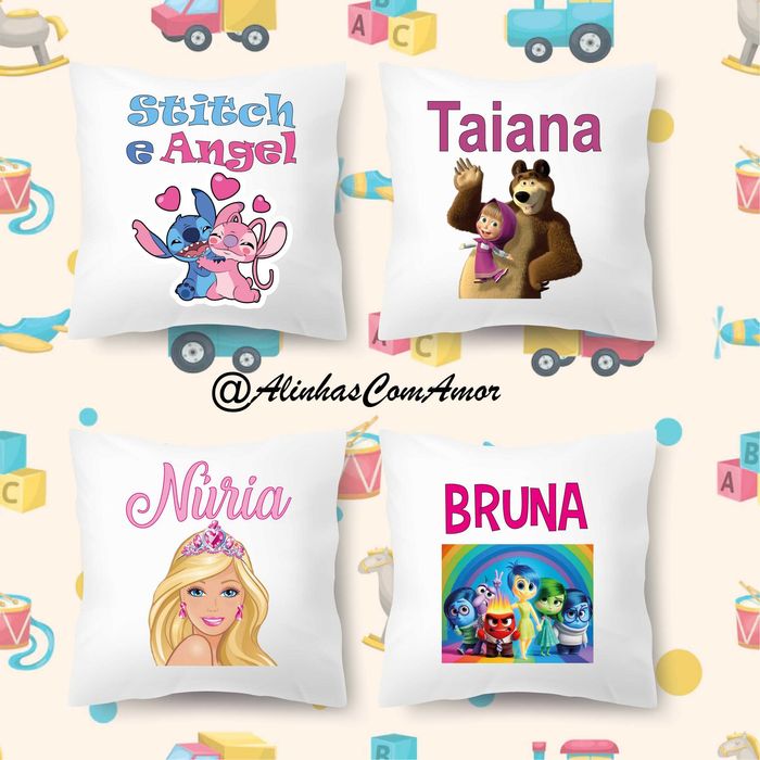 Almofadas Personalizadas 40x40cm64737775573763127