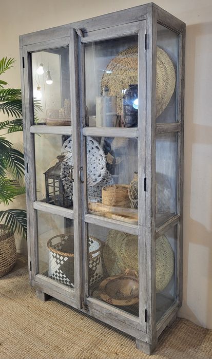 armario,  estante, vitrine, indiano, oriental,  decoração, rustico