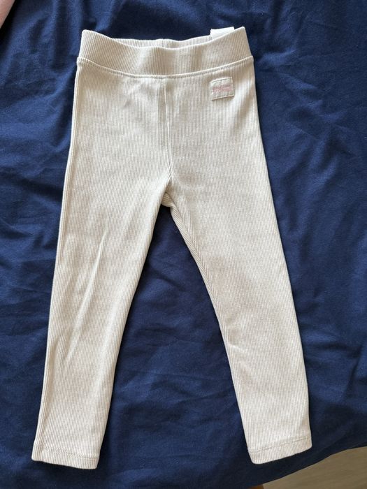 Legginsy ZARA Kids prążkowane 92
