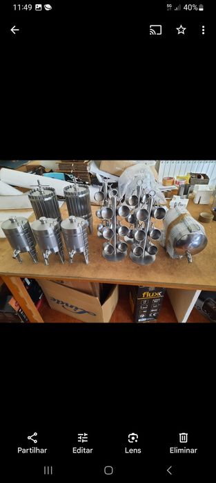 Mini cubas assadores e cisternas