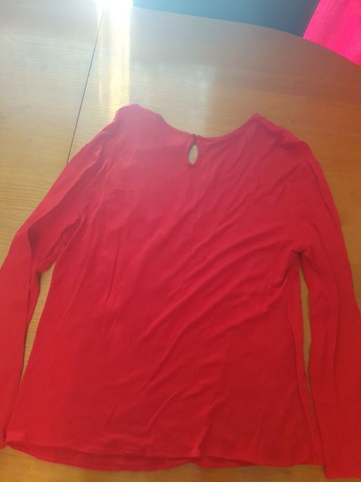Blusa vermelha Mango