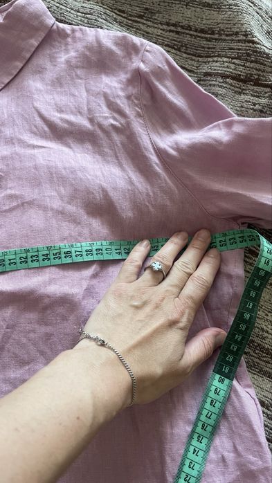 Сорочка рубашка льон massimo dutti