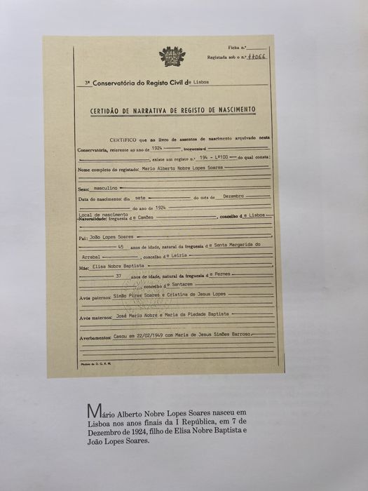 Mário Soares – Uma Fotobiografia (1995)