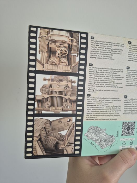 Puzzle 3d car samochód model do złożenia NOWE