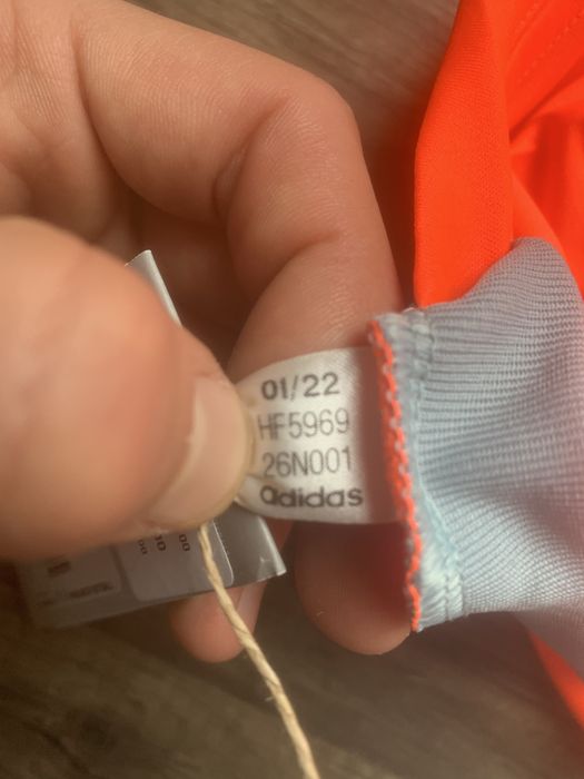 Koszulka sędziowska Adidas czarna/pomarańczowa