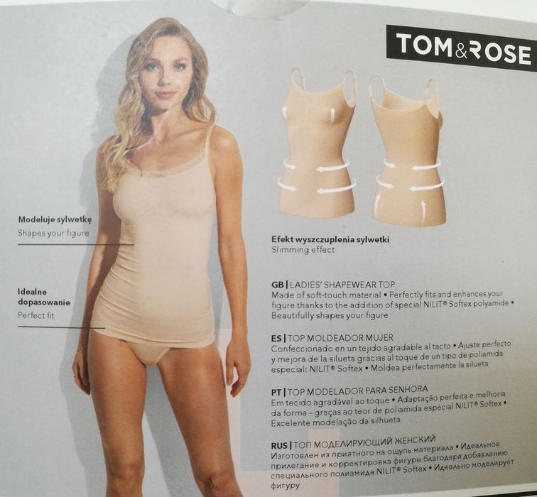 Nowy komplet bielizny modelującej L: top + majtki