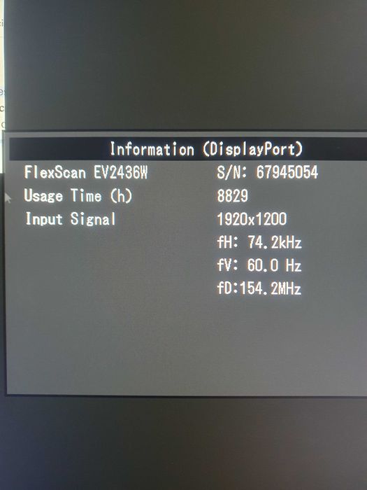 EIZO FlexScan EV2436W-FSBK - 24.1" (61 cm) LCD Monitor IPS 1920 x 1200