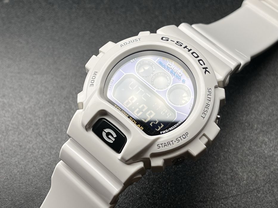 Casio G-SHOCK GW-6900a mb6 solar biały połysk