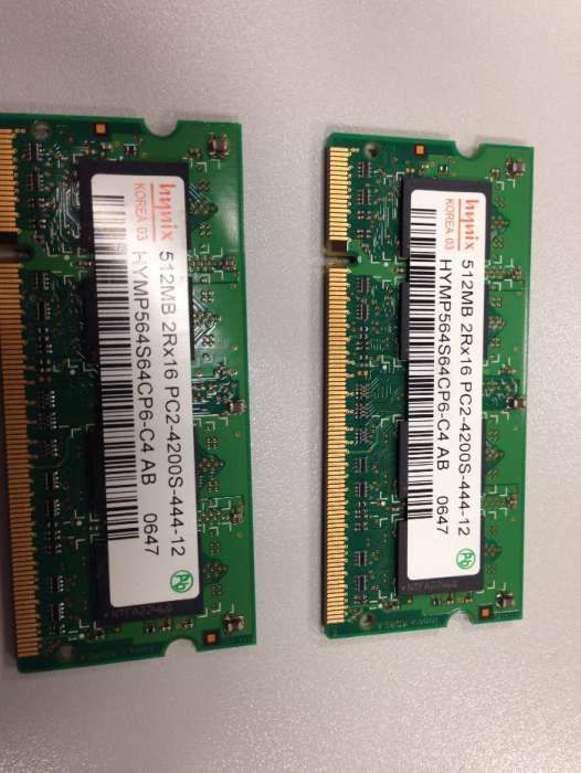Portable DDR2 Memory 1 GB (512 + 512)64750932884097120