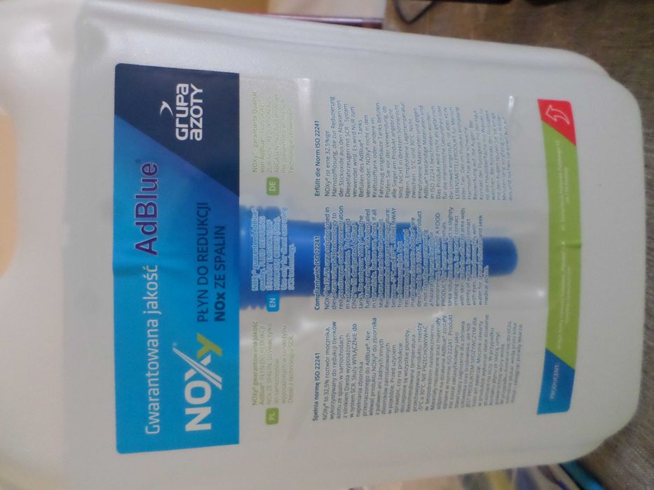 Płyn do redukcji spalin AdBlue 5 l.