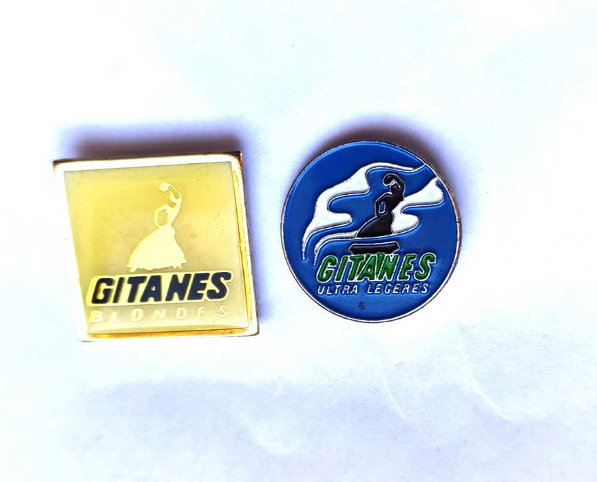 Gitanes przypinka polewa komplet 2 szt.