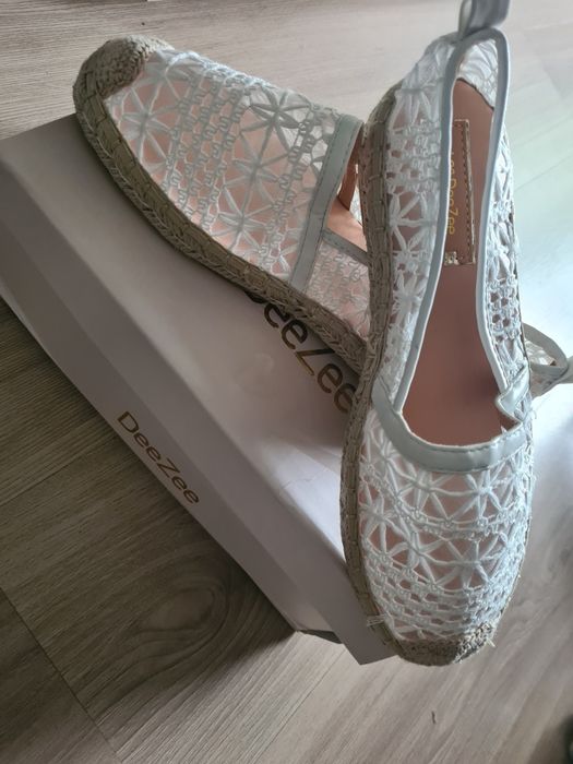 Espadryle białe 39 nowe