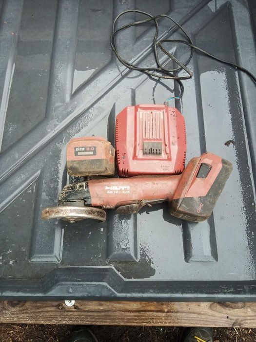 szlifierka i młotowiertartka akumulatorowa Hilti AG 125/TE 6