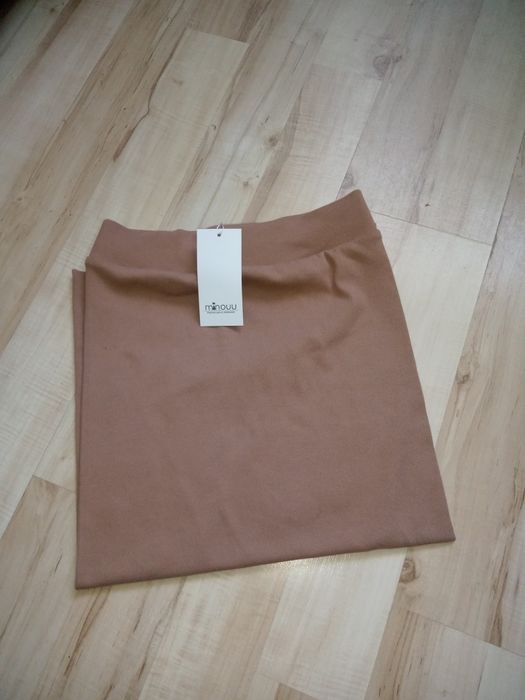 Spódnica damska prążek Minouu carmelowa